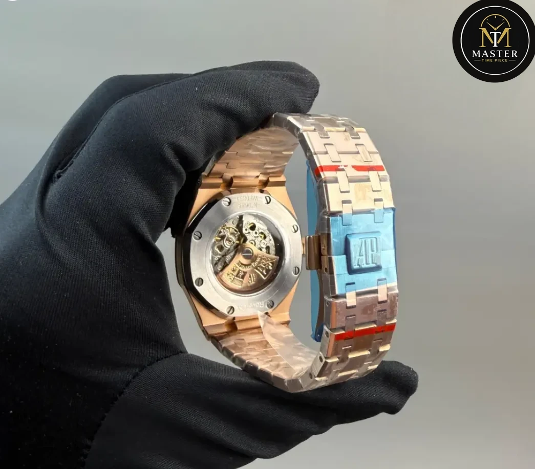 AP Audemars Piguet Black dial Rose gold Automatic- 41mm vue 3