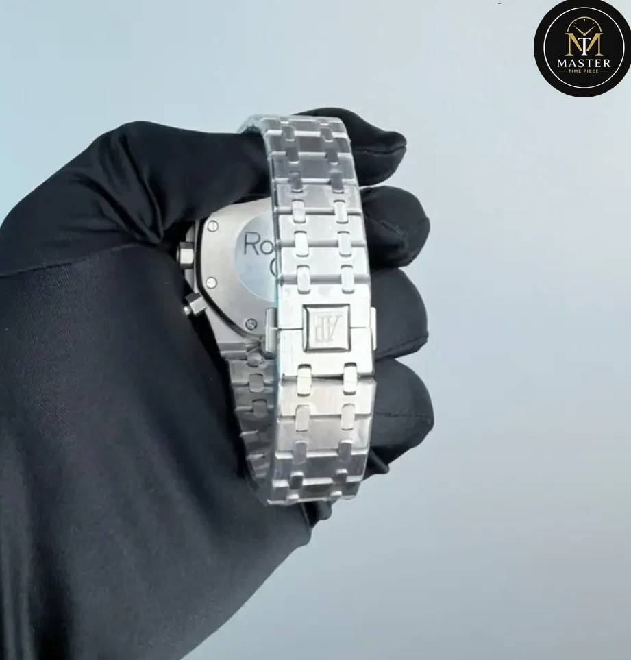 AP Audemars Piguet Black Dial Silver Stainless Steel- 42mm vue 2