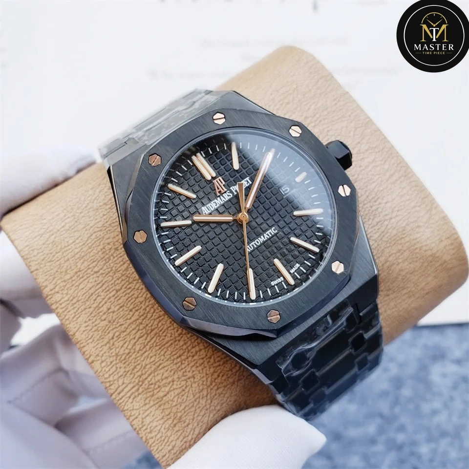 AP Audemars Piguet Black Stainless Steel Automatic- 41mm vue 2