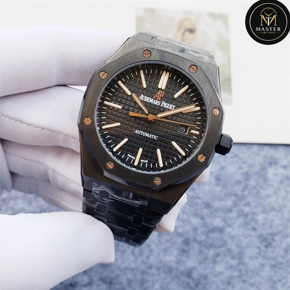 AP Audemars Piguet Black Stainless Steel Automatic- 41mm vue 3