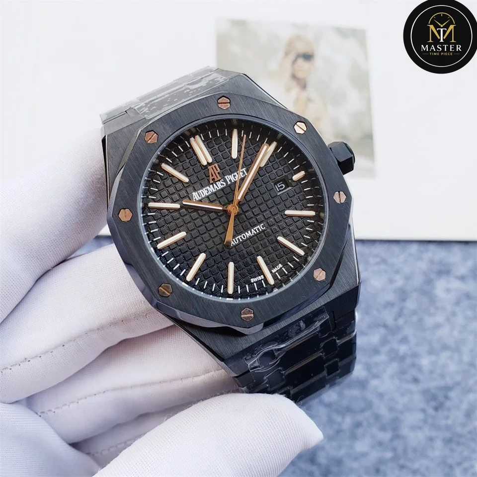 AP Audemars Piguet Black Stainless Steel Automatic- 41mm vue 4