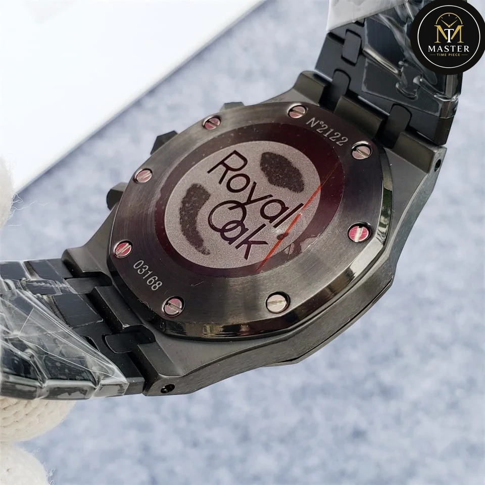 AP Audemars Piguet Black Stainless Steel Chronograph- 41mm vue 5