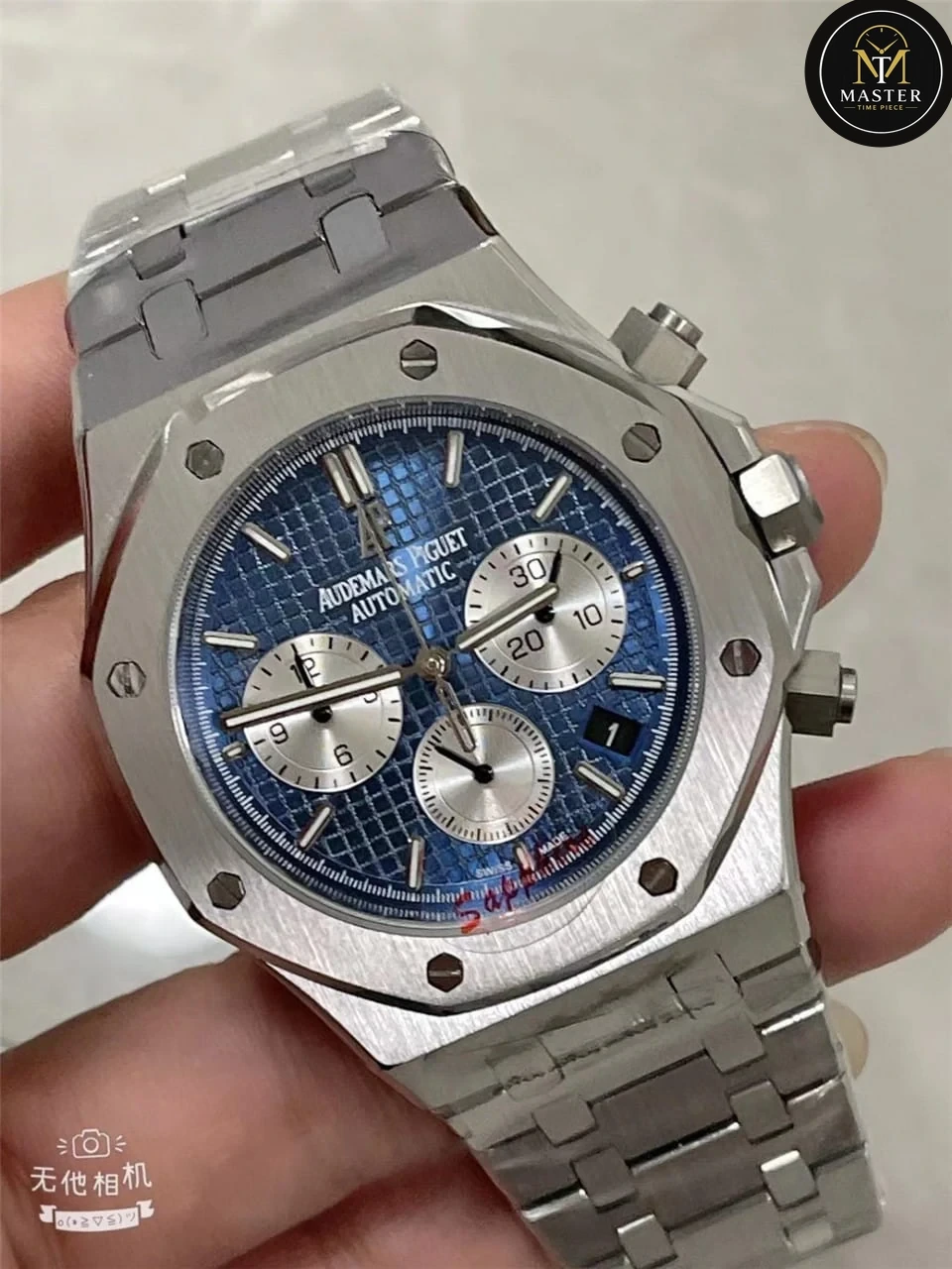 AP Audemars Piguet Blue Dial Silver Stainless Steel- 42mm