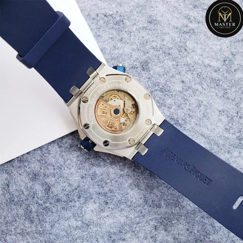 AP Audemars Piguet Blue Rubber Strap Chronograph – 42mm vue 3