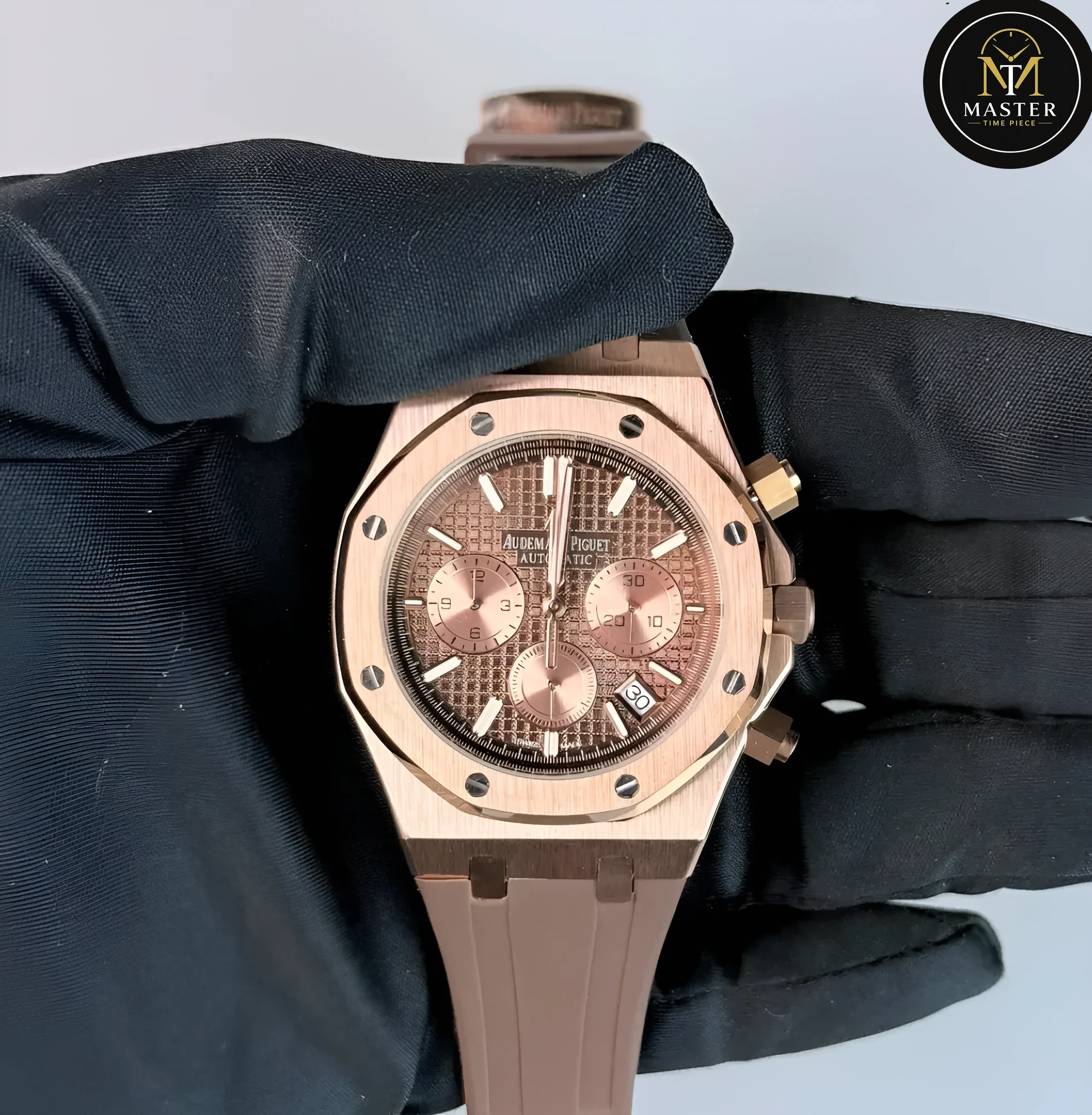 AP Audemars Piguet brown Rubber Strap- 42mm
