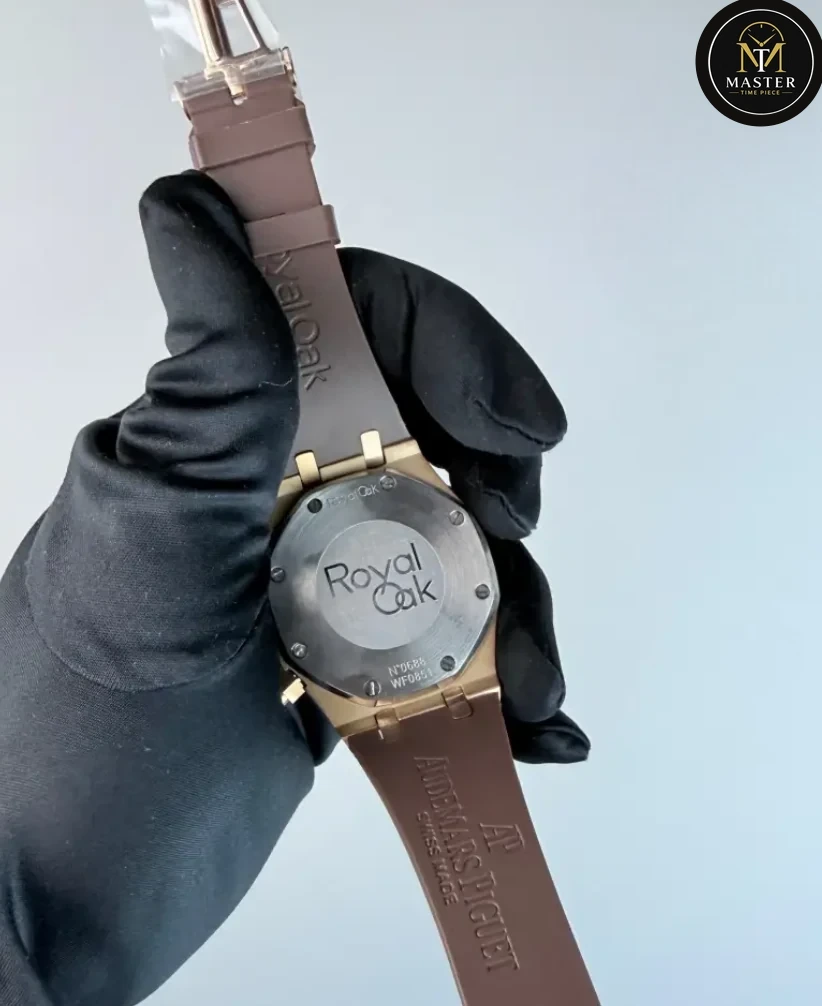 AP Audemars Piguet brown Rubber Strap- 42mm vue 4