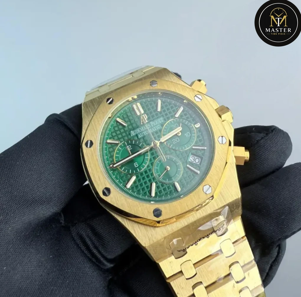 AP Audemars Piguet Green Dial Gold Stainless Steel- 42mm vue 4