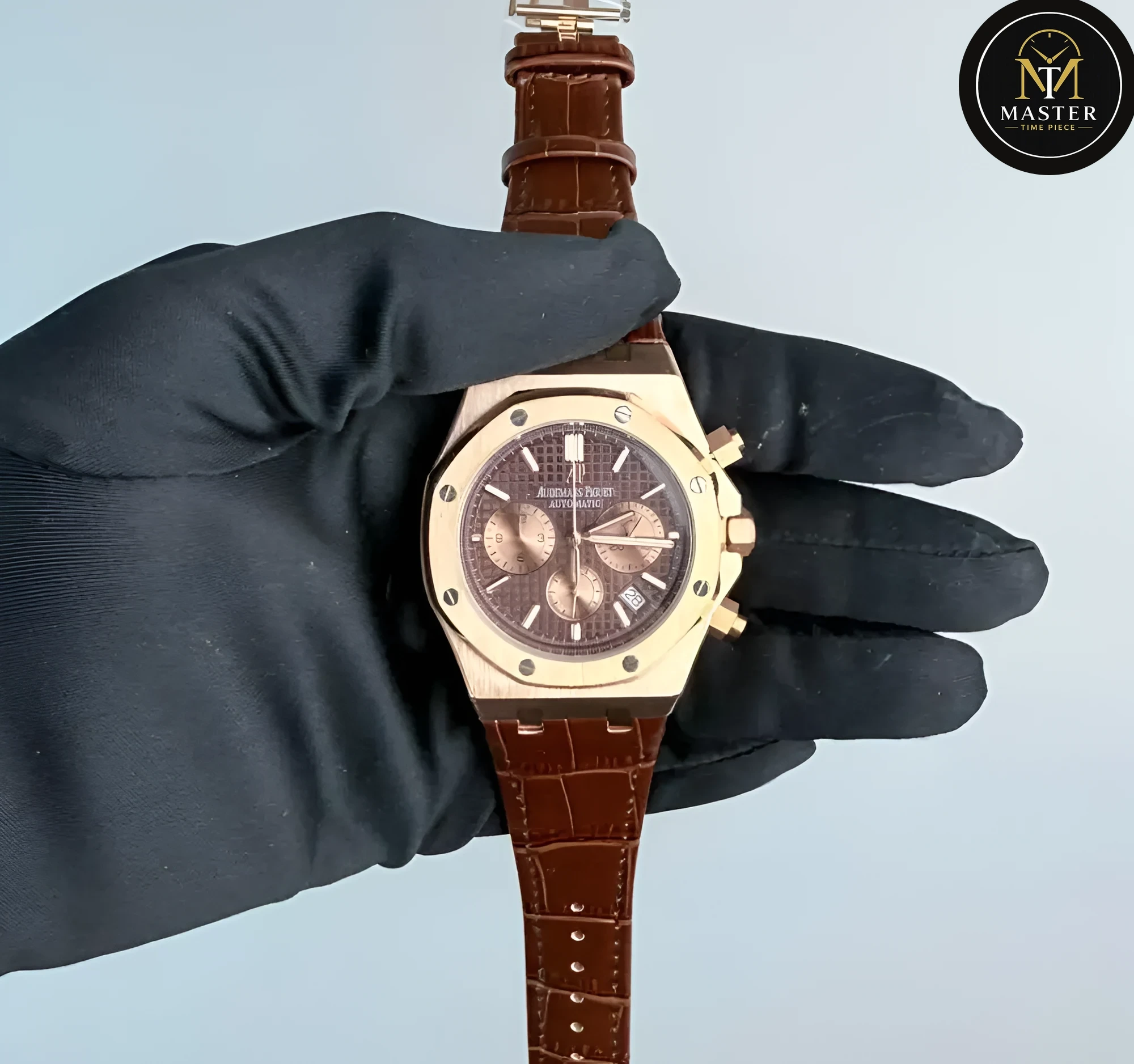 AP Audemars Piguet Leather Strap Chronograph- 42mm