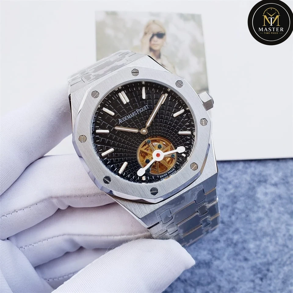 AP Audemars Piguet Silver Stainless Steel Automatic- 41mm vue 2