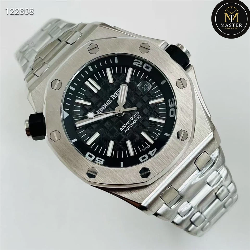 AP Audemars Piguet Silver Stainless Steel Royal Oak Offshore- 42mm vue 2