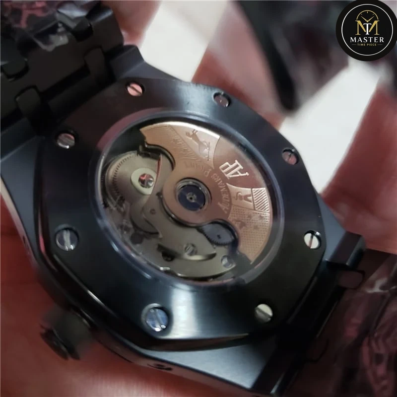 Black Stainless Steel Automatic movements- 42mm vue 4