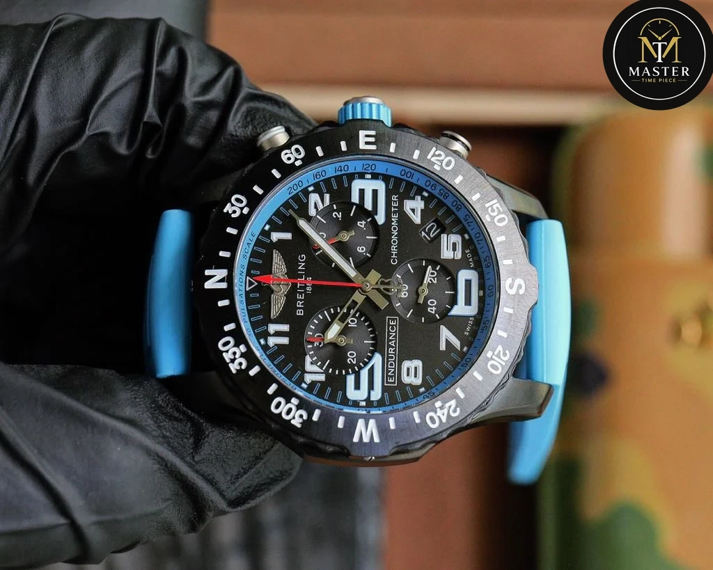 Endurance Chronograph Blue Strap -44mm vue 3