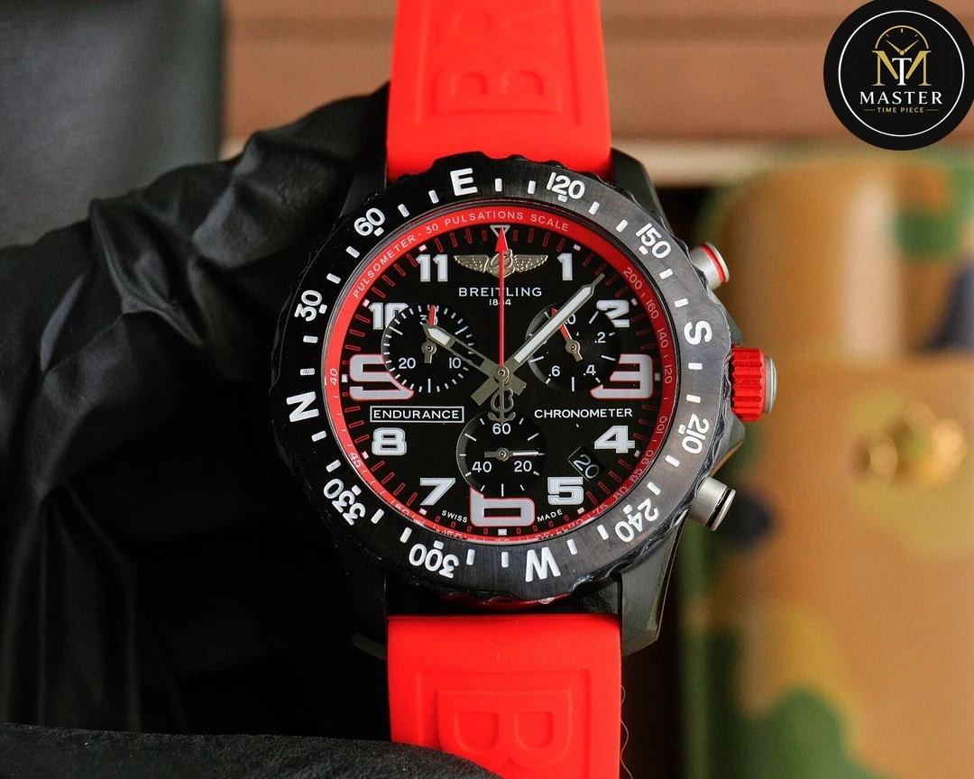 Endurance Red Strap Men’s -44mm