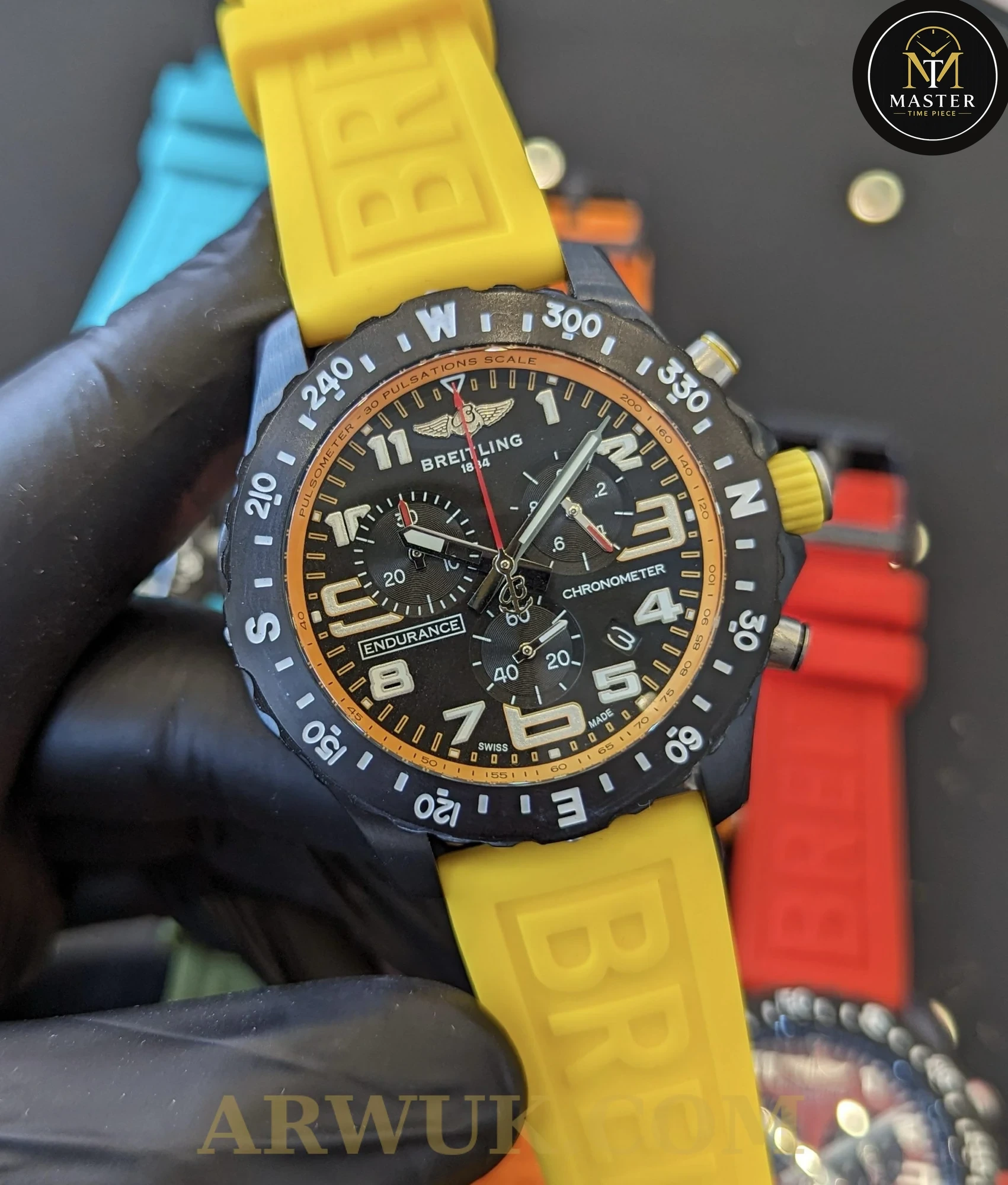 Endurance Yellow Strap Chronograph Men’s -44mm