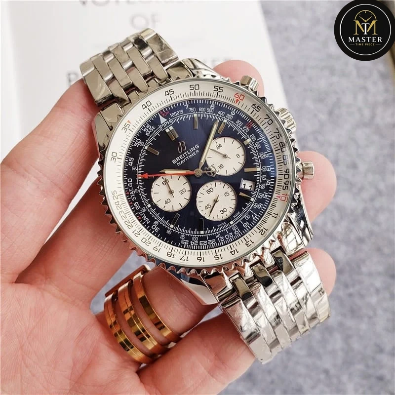 Navitimer Blue Dial Men’s -46mm vue 2