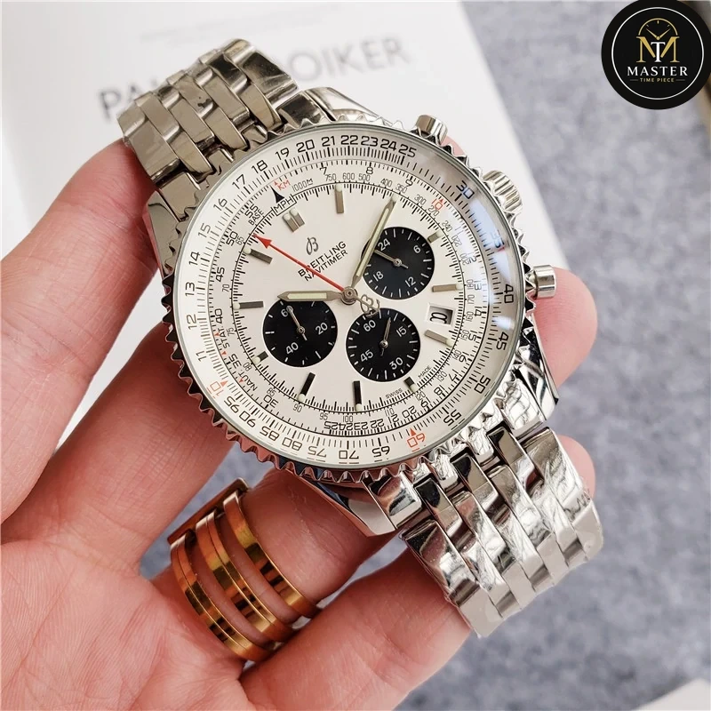 Navitimer White Dial Chronograph- 46mm