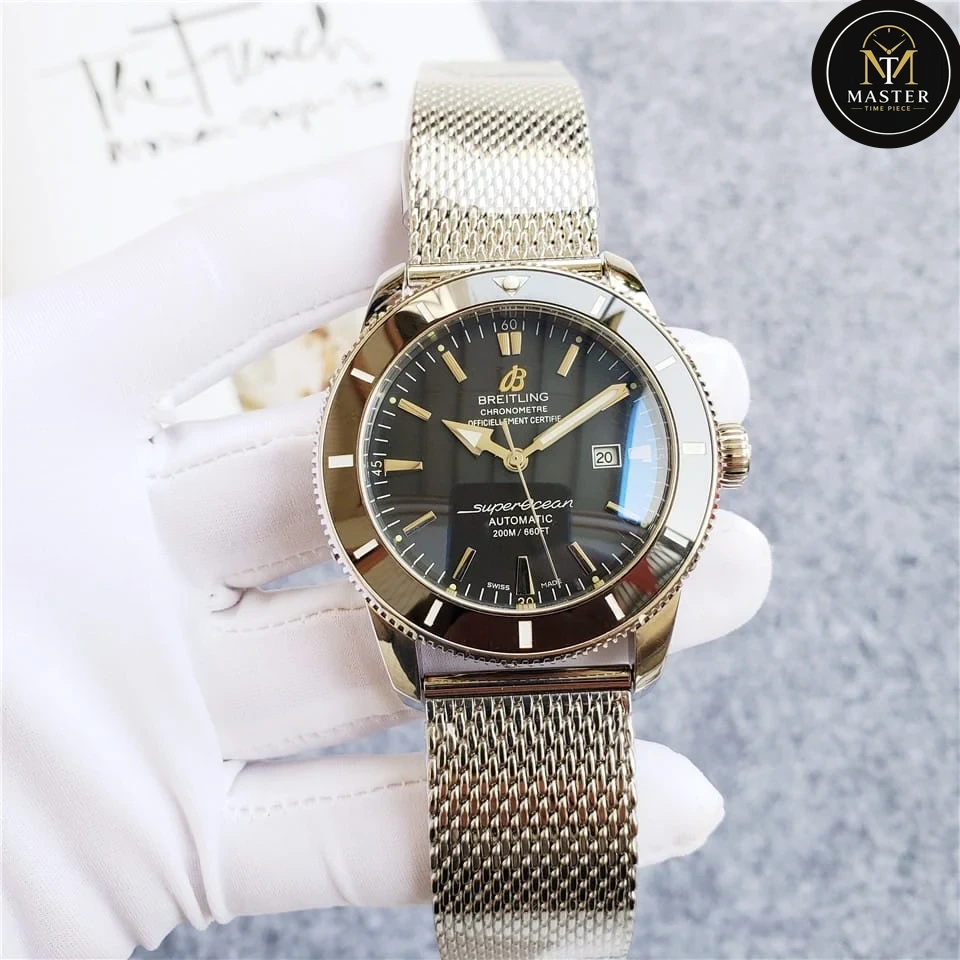 Superocean Black dial Automatic Movement- 44mm