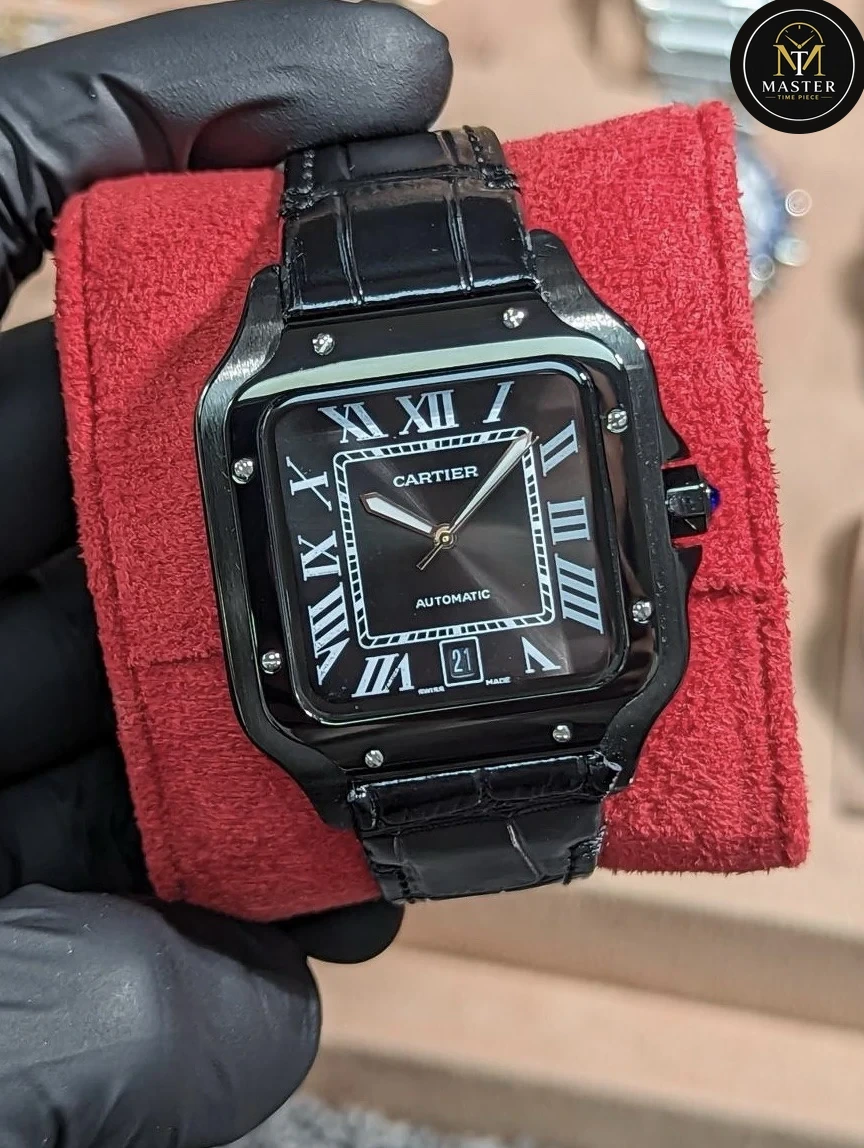 Santos Black Automatic Movement – 40mm
