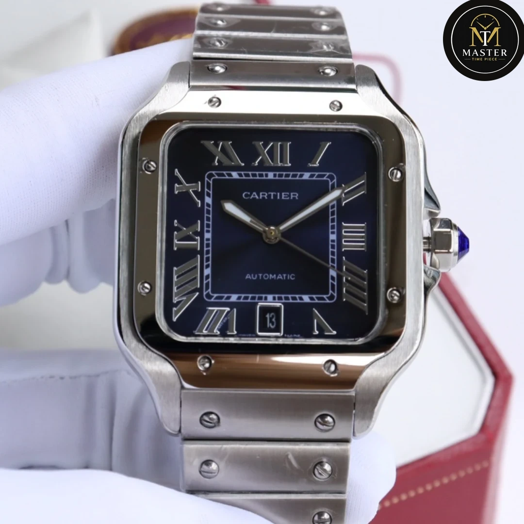 Santos Blue Dial Automatic Movement -40mm
