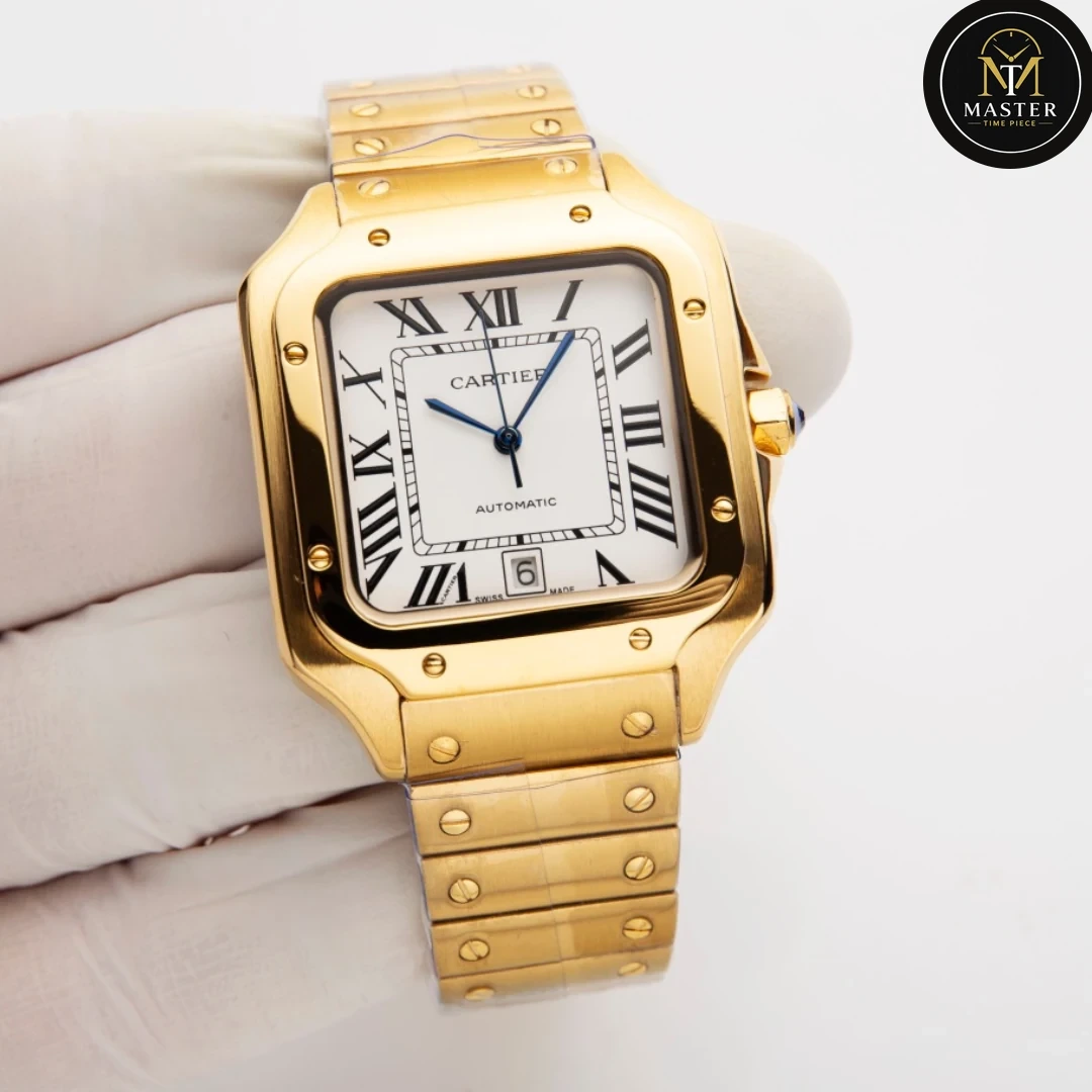 Santos Gold Strap Automatic Movement – 40mm