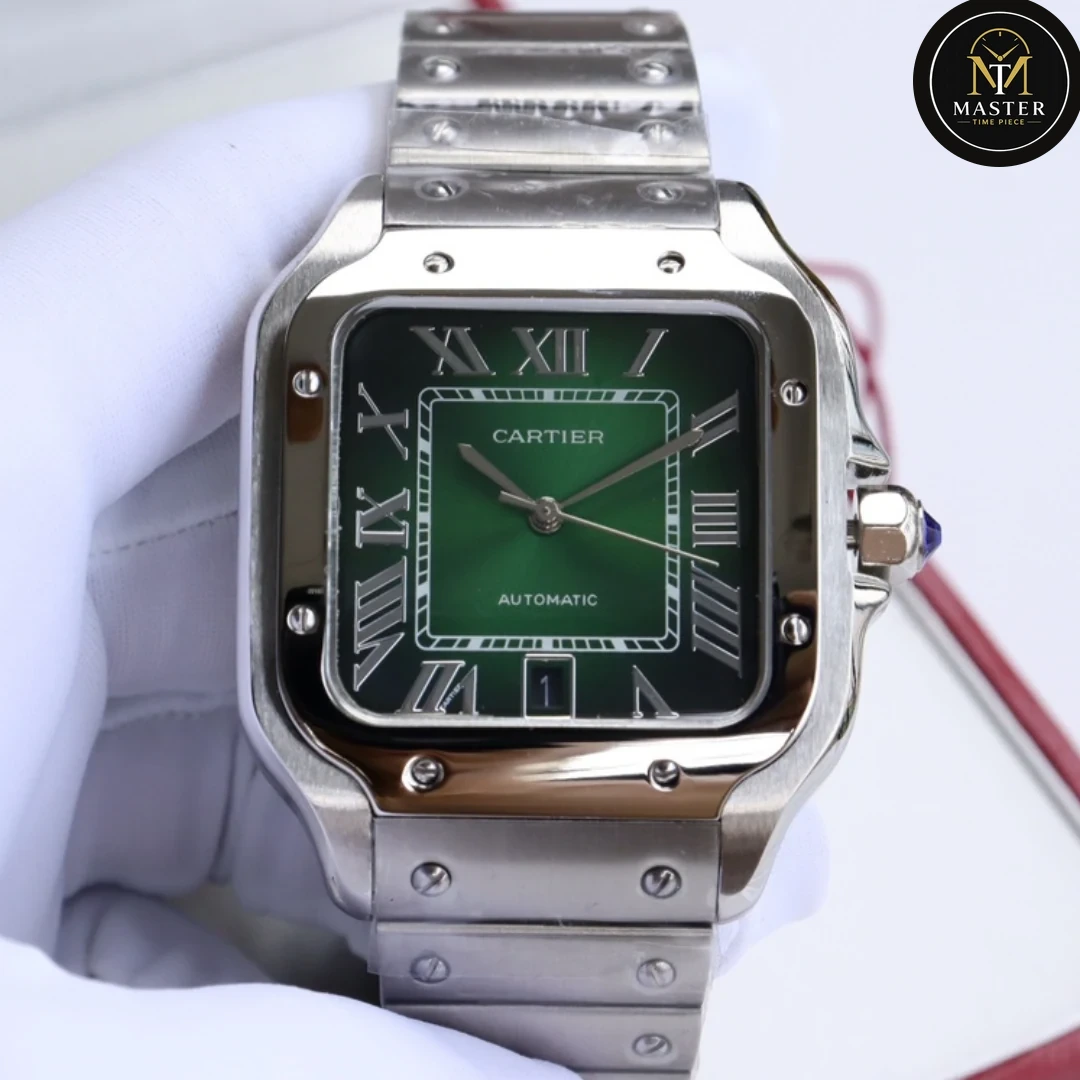 Santos Green dial Automatic Movement – 40mm