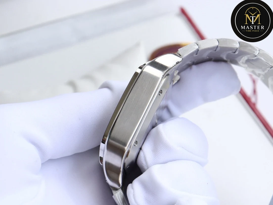 Santos White dial Automatic Movement -40mm vue 2