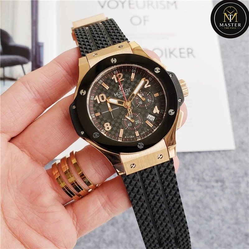 Big Bang Black Rubber Strap Chronograph- 42mm vue 3