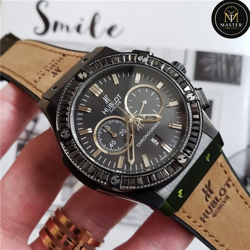 Big Bang Leather Strap Chronograp- 42mm vue 2