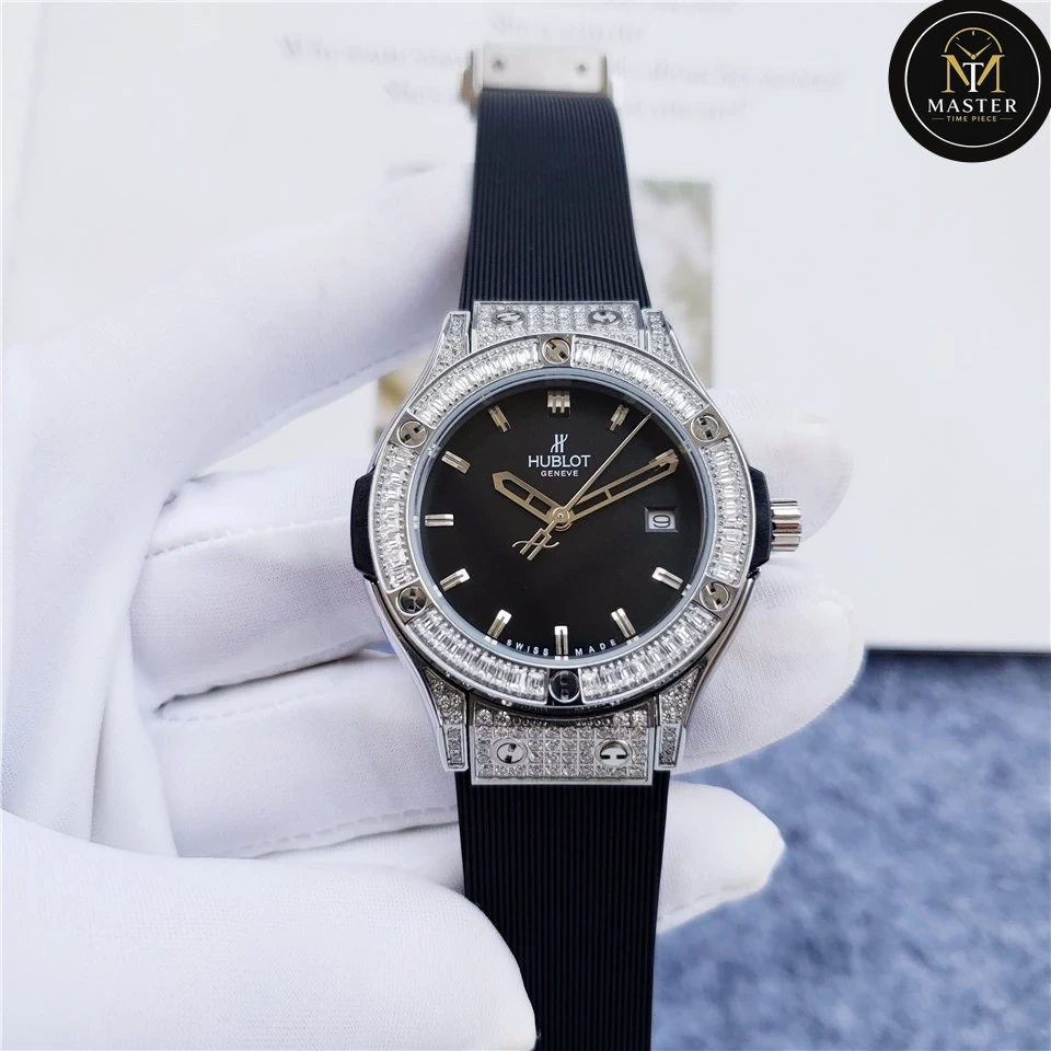 Classic Fusion Black Dial Iced Automatic- 42mm