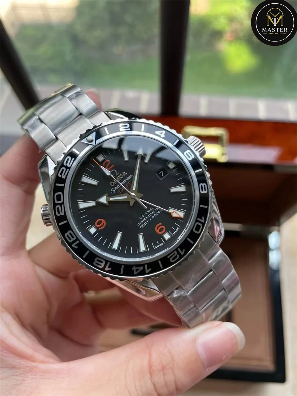 Seamaster Black dial Stainless Steel- 42mm
