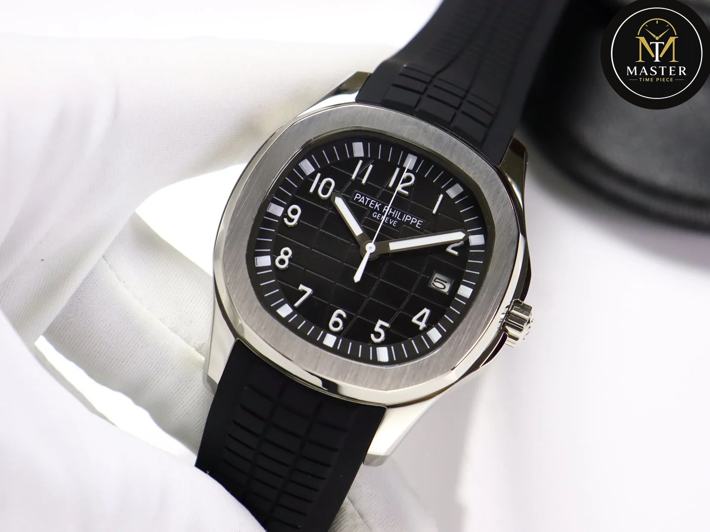 Aquanaut Black Rubber Strap Automatic – 40mm vue 2