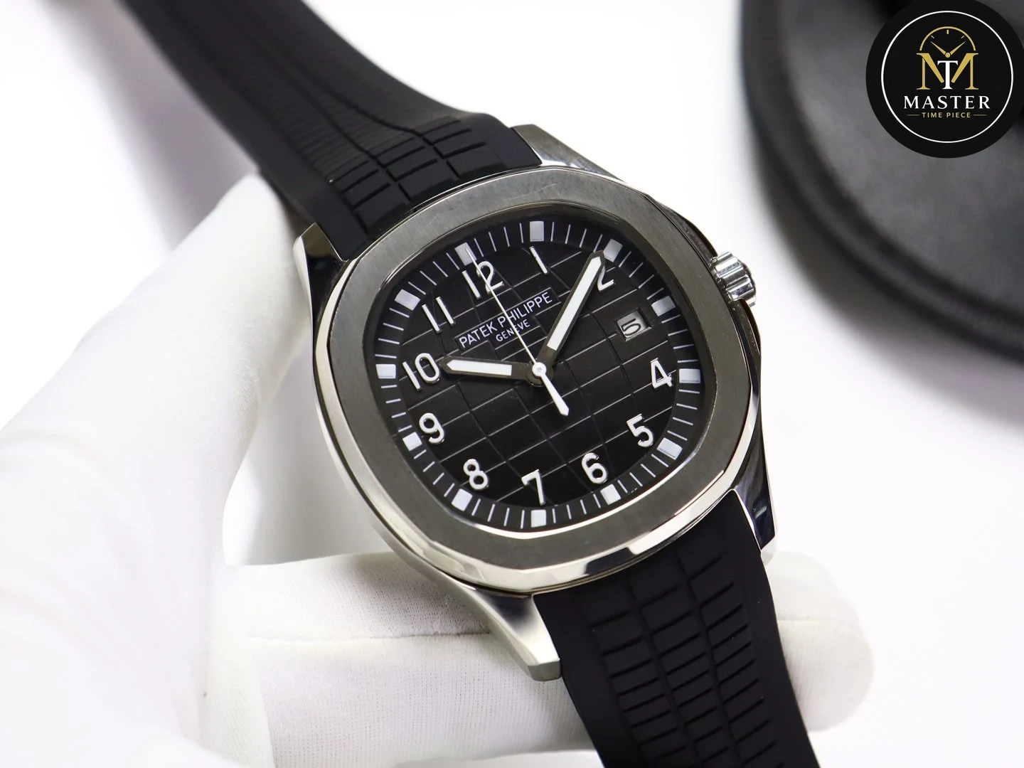 Aquanaut Black Rubber Strap Automatic – 40mm vue 3