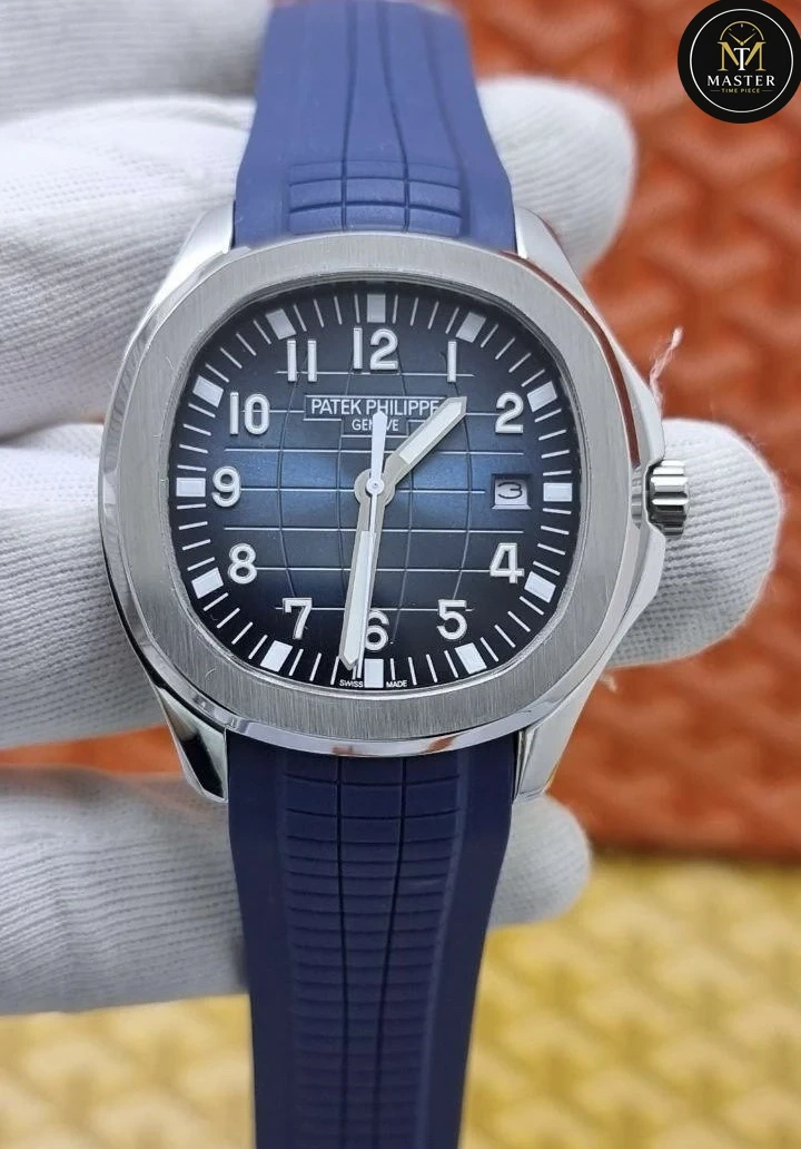 Blue dial Rubber strap Automatic Movement -40mm