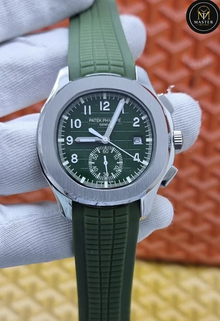 Green rubber strap Automatic- 40mm