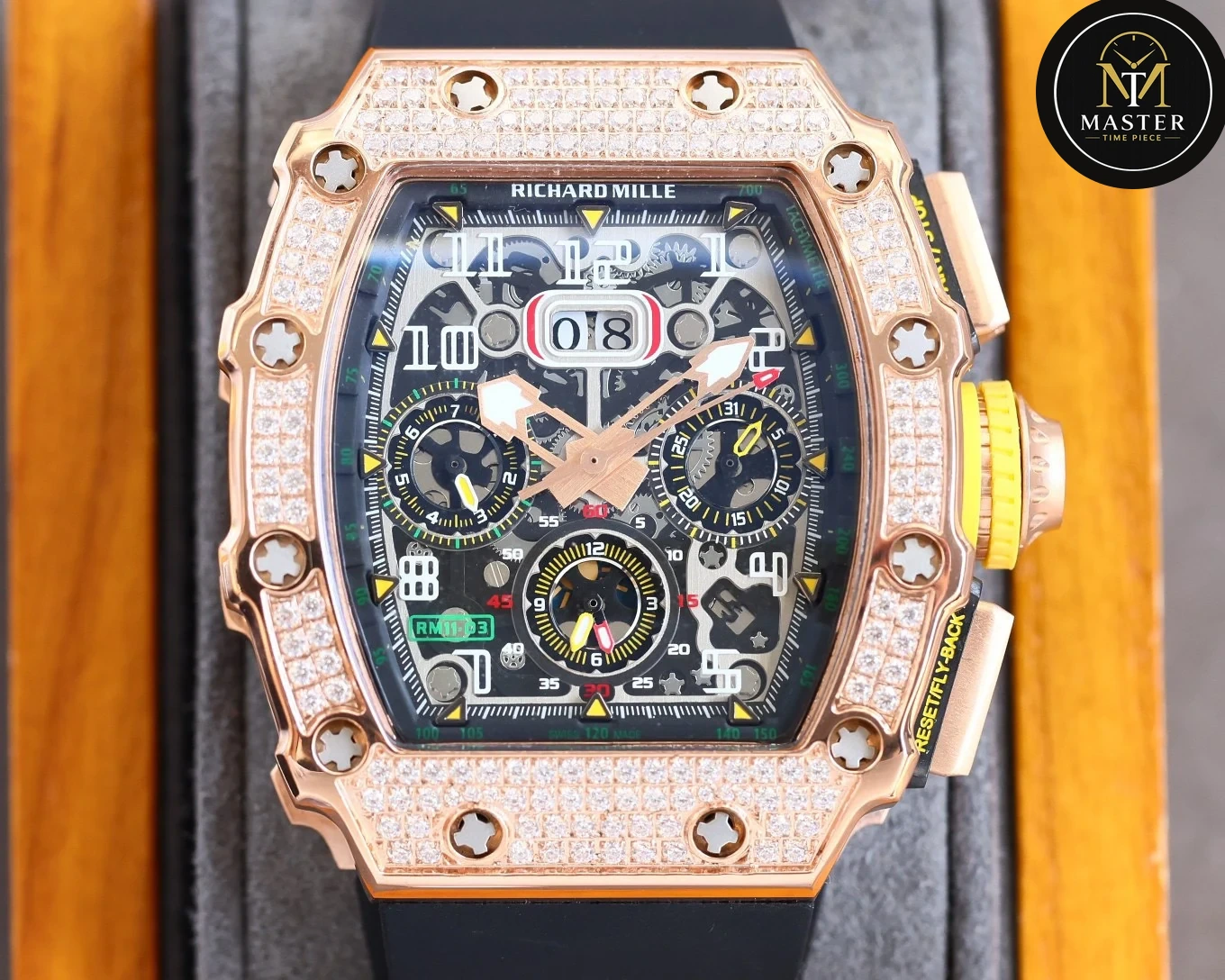 ⁠Richard Mille automatic Flyback- 44mm vue 2