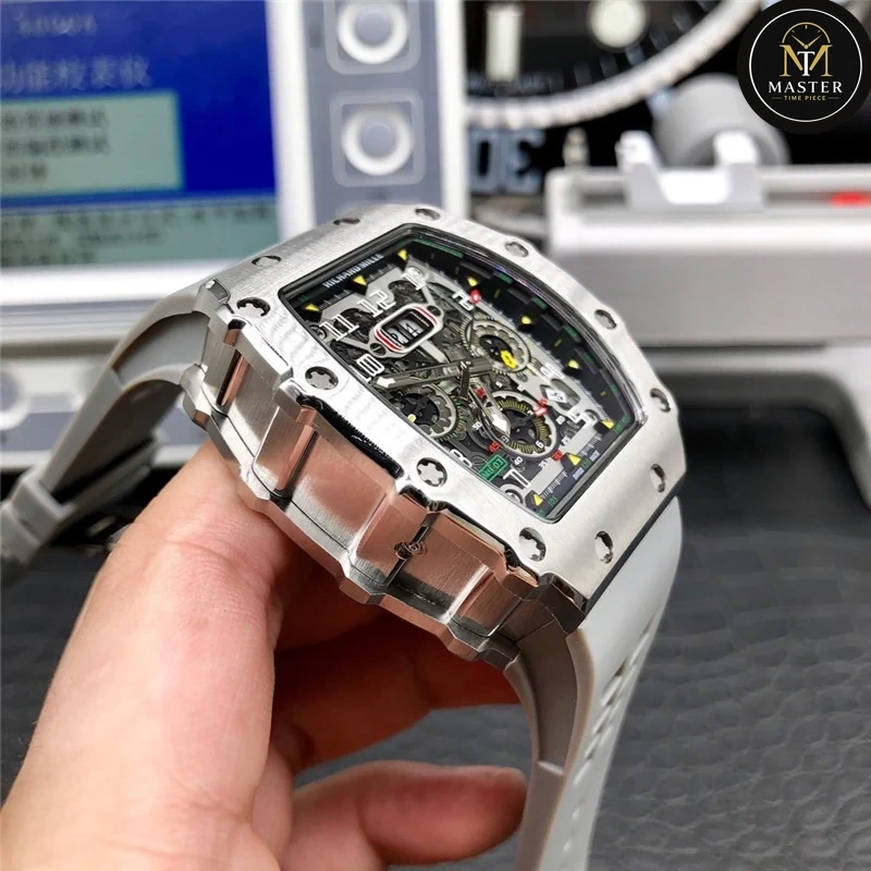 Automatic Grey Rubber strap RM vue 6