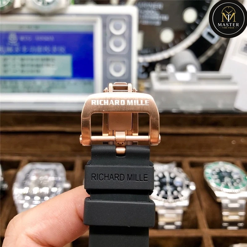 Automatic Movement Black Rubber strap RM vue 4