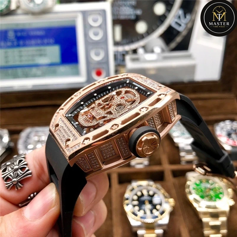 Automatic Movement Black Rubber strap RM vue 5