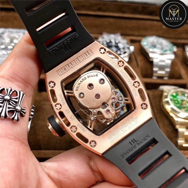 Automatic Movement Black Rubber strap RM vue 7