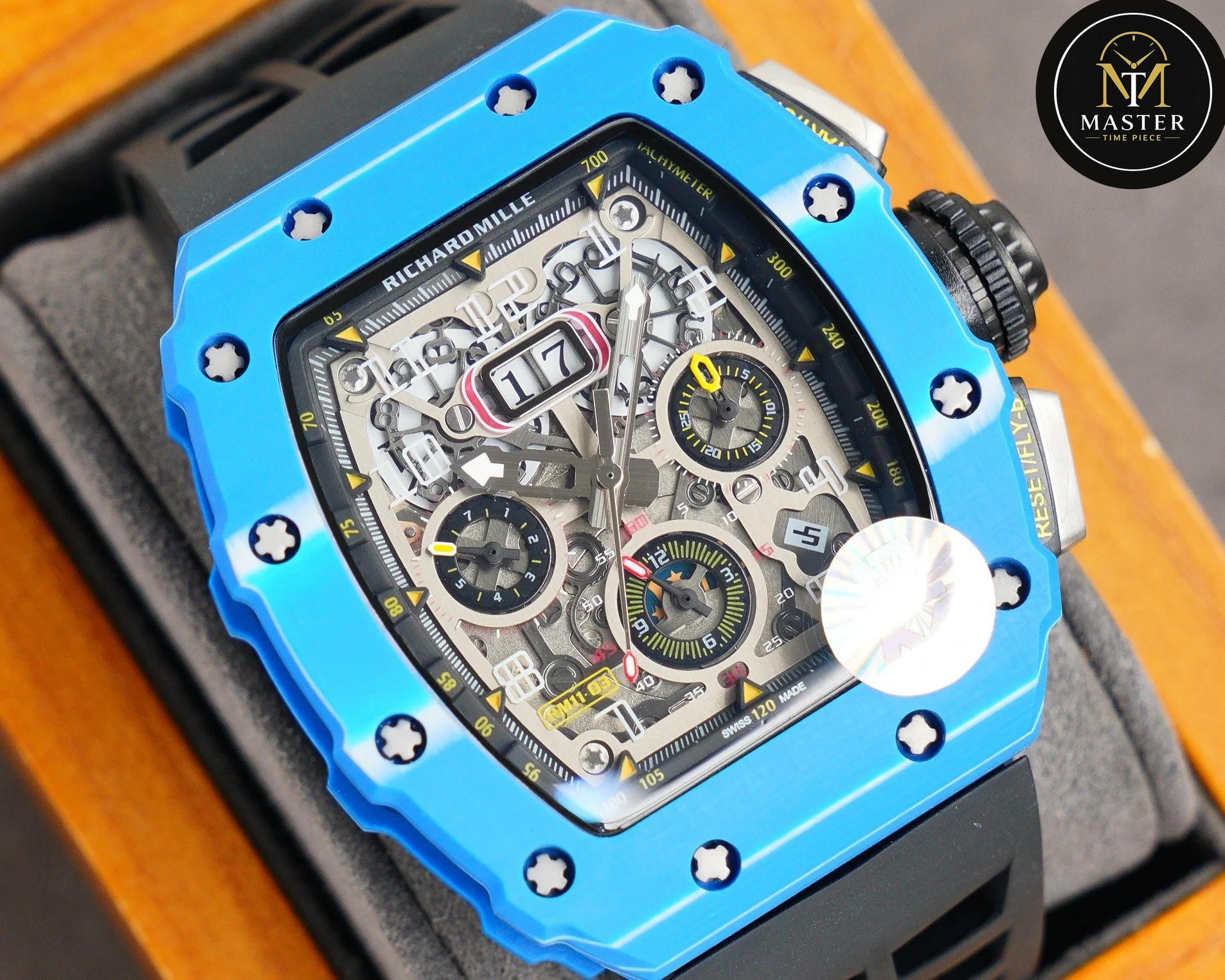 Automatic Movement Chronograph Rubber strap RM