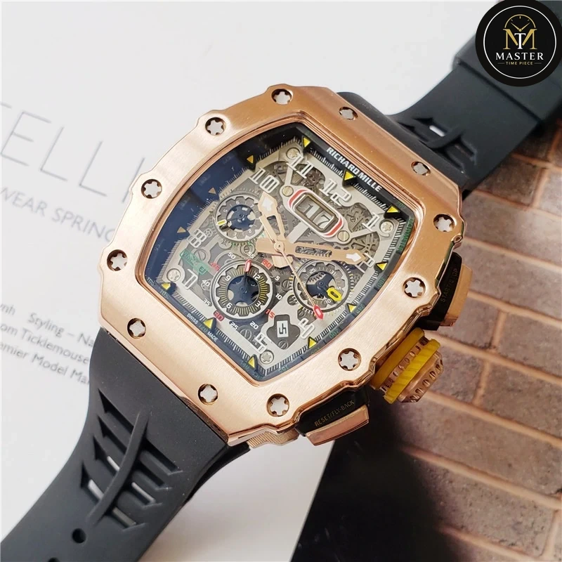 Automatic Movement Rubber strap RM