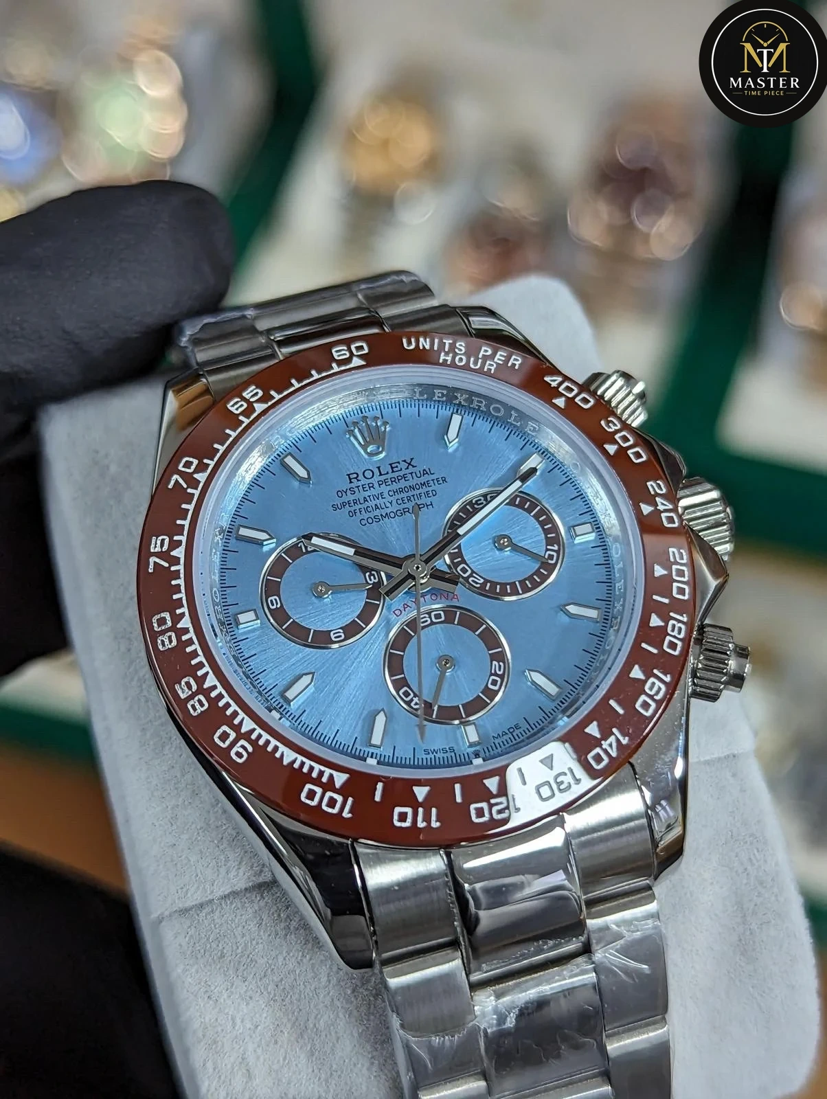 Cosmograph Daytona ice-blue dial- 40mm vue 3