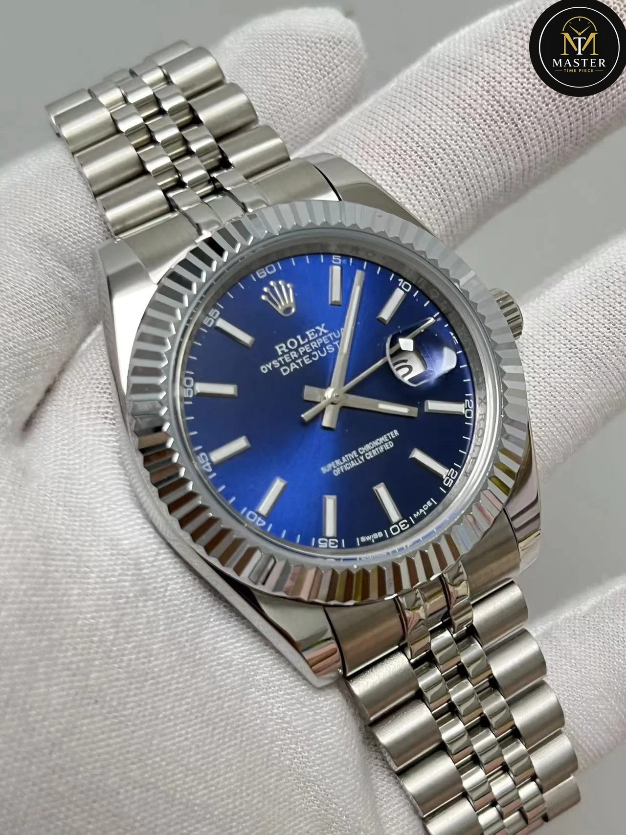 Datejust blue dial- 41mm vue 2