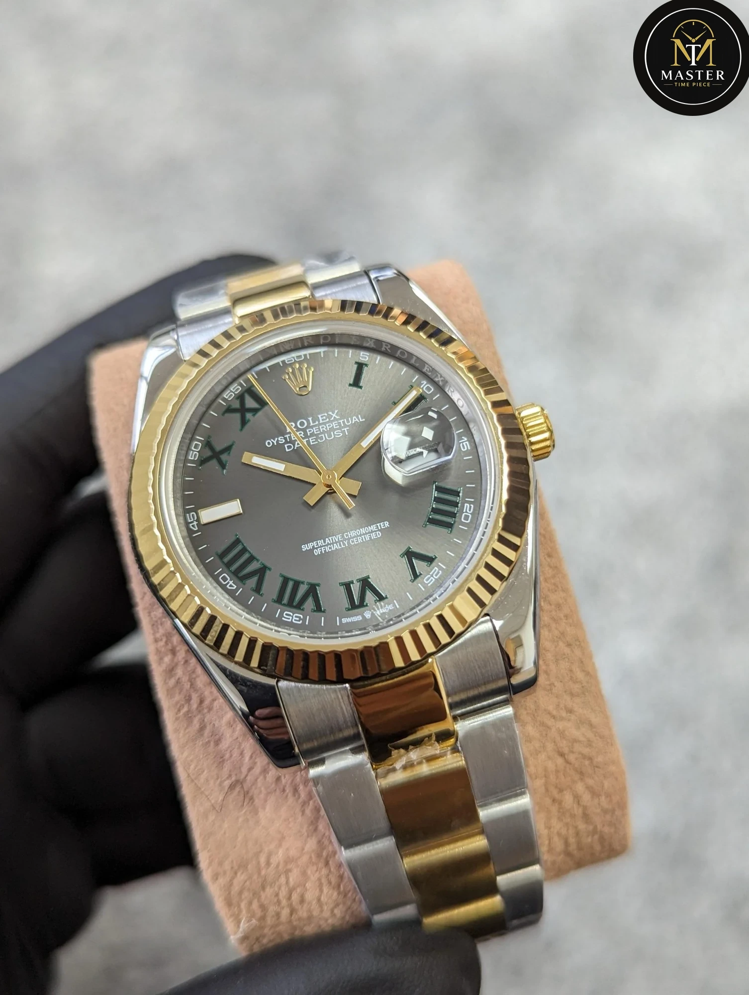 Datejust Oyster bracelet Wimbledon- 41mm vue 2