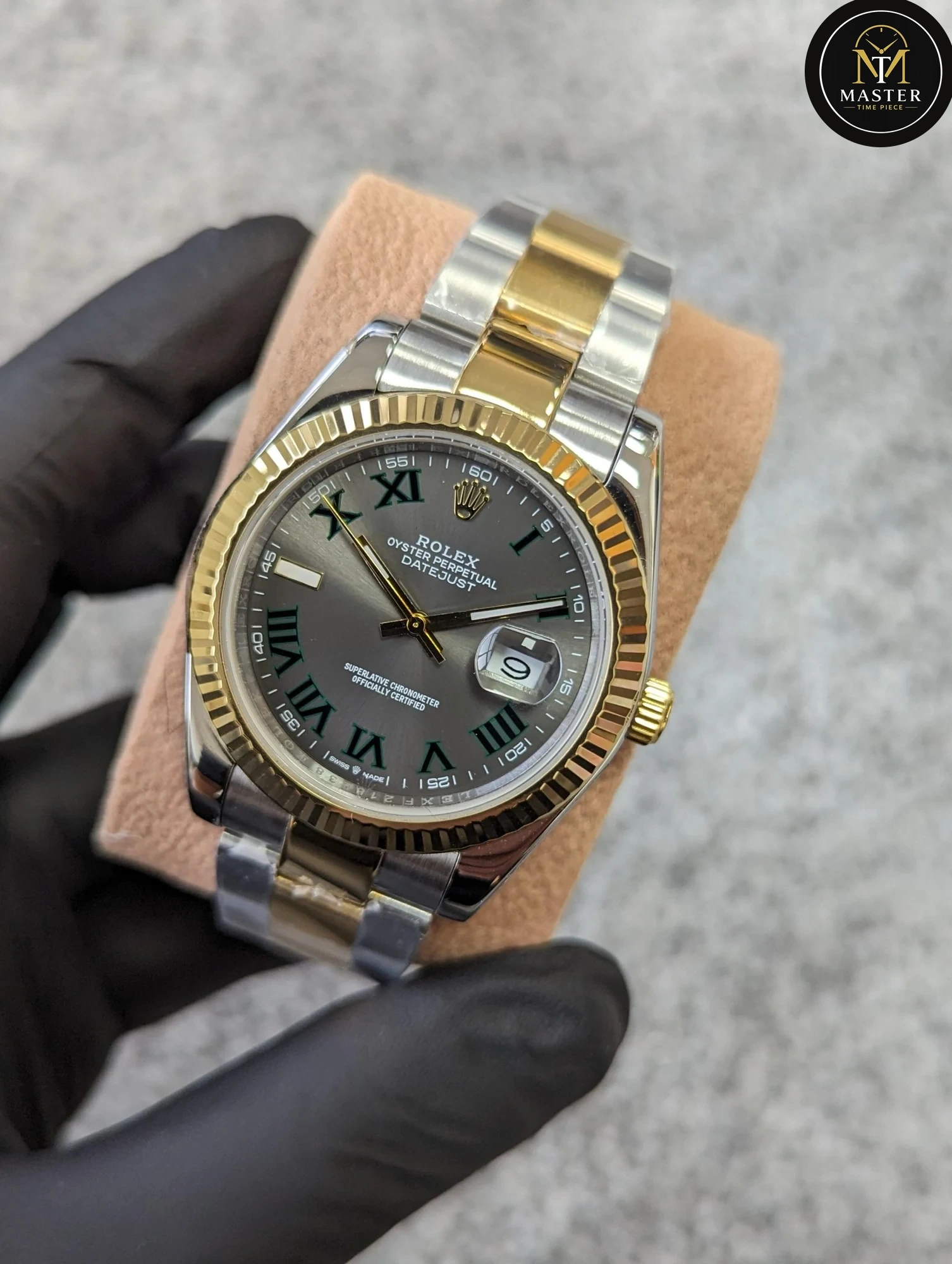 Datejust Oyster bracelet Wimbledon- 41mm vue 3