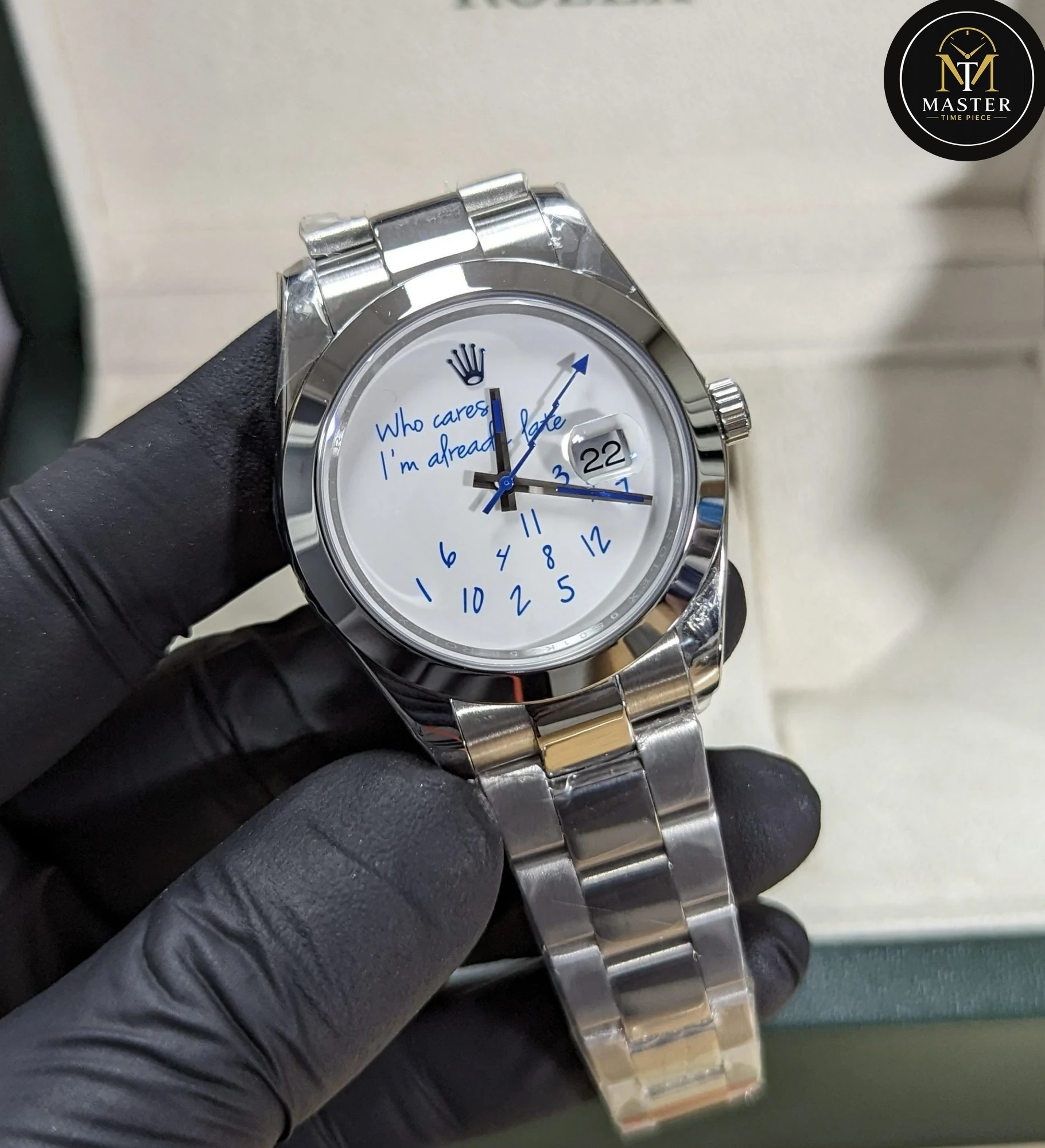 Datejust “Who Cares I’m Already Late” Automatic- 41mm