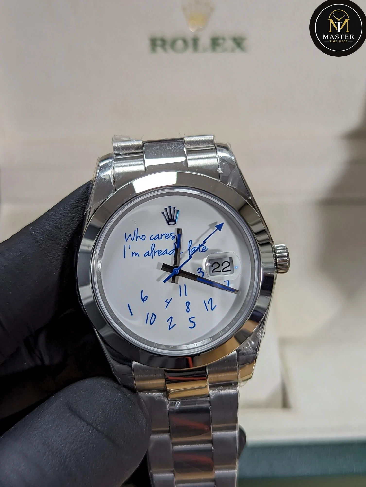 Datejust “Who Cares I’m Already Late” Automatic- 41mm vue 2