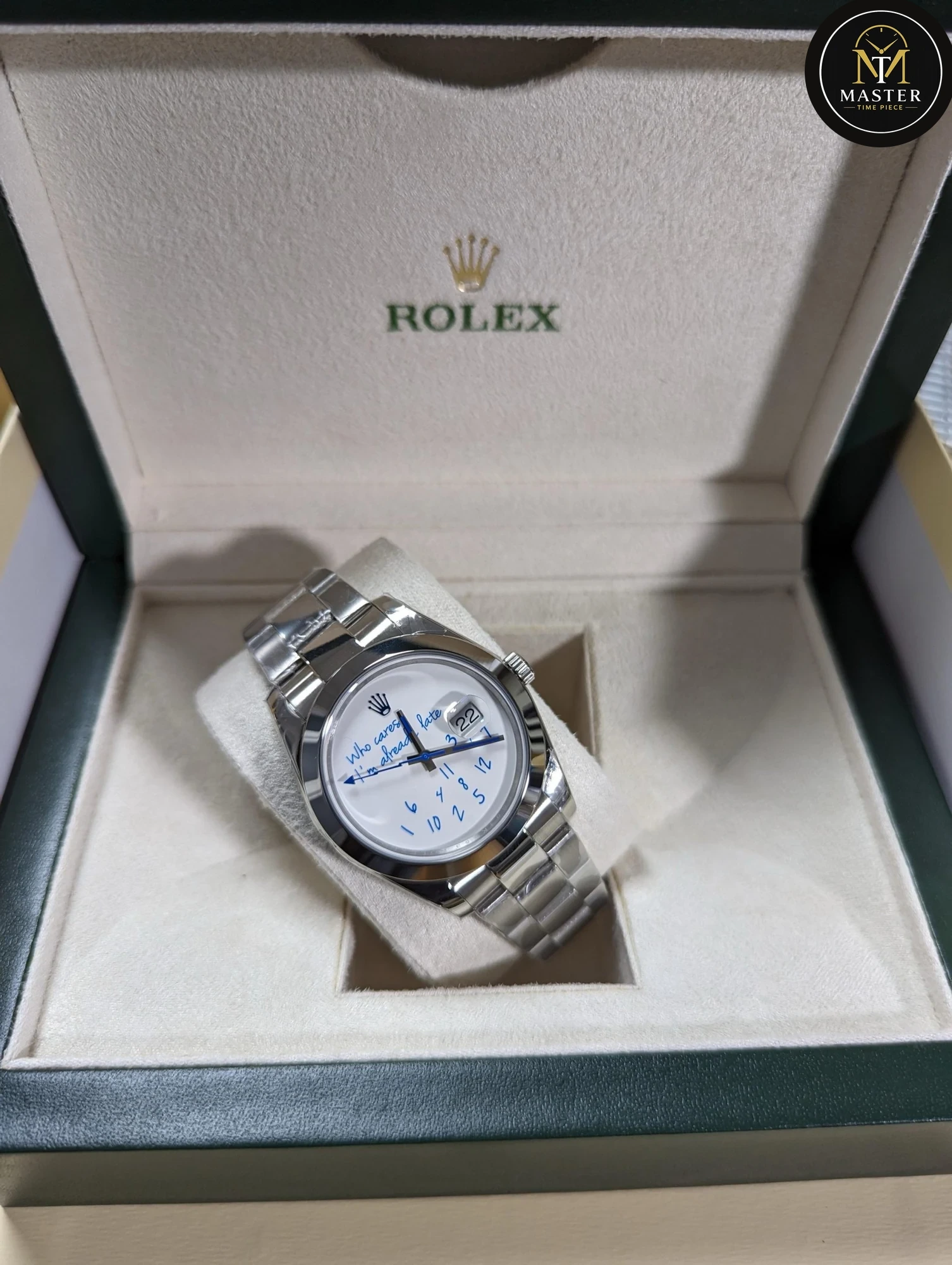 Datejust “Who Cares I’m Already Late” Automatic- 41mm vue 3