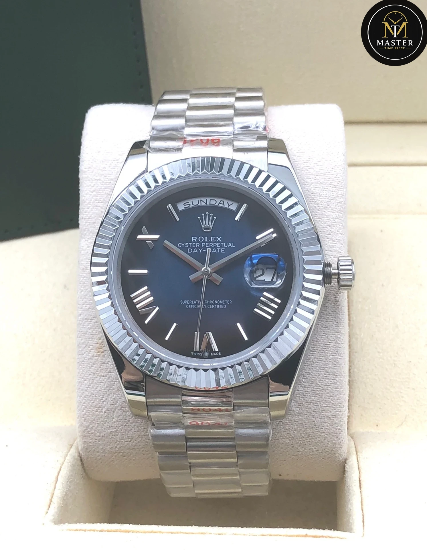 Daydate Blue Dial Automatic – 40mm vue 2