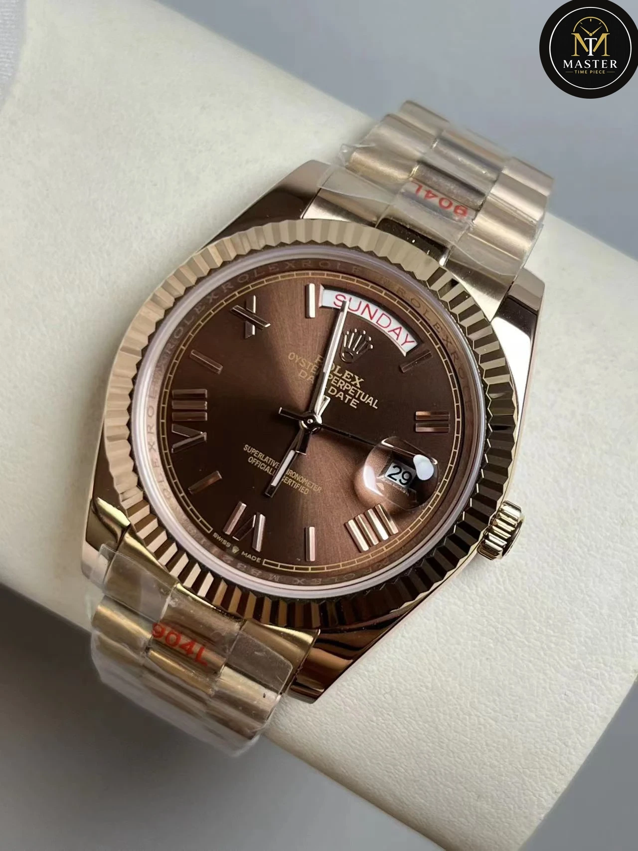 Daydate Rose Gold Automatic -40mm vue 2